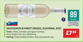 Lidl Sauvignon & Pinot Grigio, Slovenia, 2021 offer