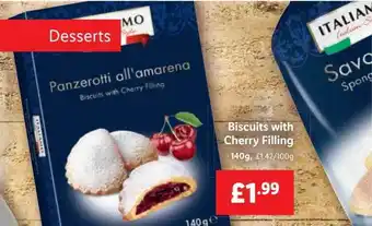 Lidl Italiamo Biscuits With Cherry Filling offer