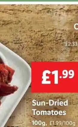 Lidl Sun-dried Tomatoes offer