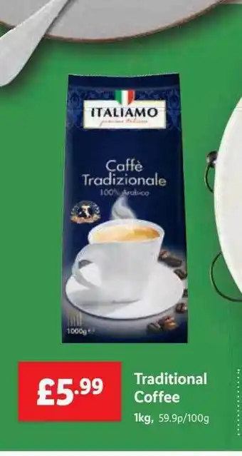Lidl Italiamo Traditional Coffee offer