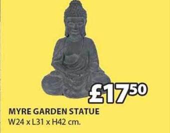 JYSK Myre Garden Statue offer