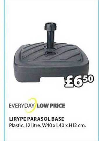 JYSK Lirype Parasol Base offer
