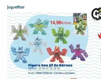 Juguettos Juguettos 14,99€/und. figura goo jit zu héroes 76818024-25-26-27-28-29-30 14 cm / varios modelos / estiralos y estrújalos oferta