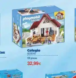 Juguettos F city man playmobil gity life colegio a0280410 128 piezas 32,99€ oferta