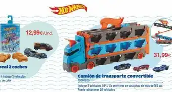 Juguettos 12,99 €/und. hot wheers 31,99€ oferta