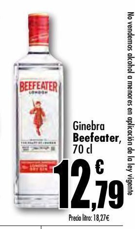Unide Supermercados Ginebra beefeater oferta