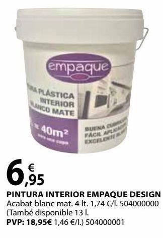 Fes Més Pintura oferta