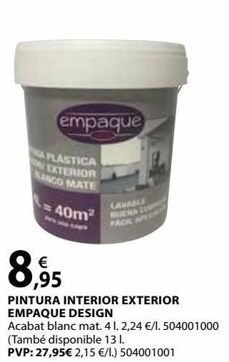 Fes Més Pintura oferta