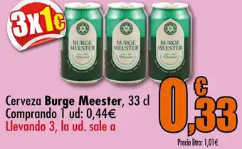Unide Supermercados Cerveza burge meester oferta