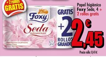 Unide Supermercados Papel higiénico foxy seda oferta