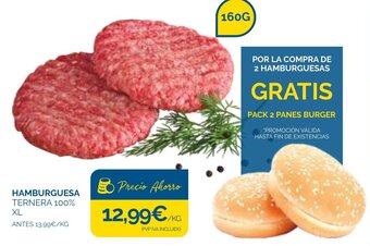 Hamburguesa Ternera 100% XL
