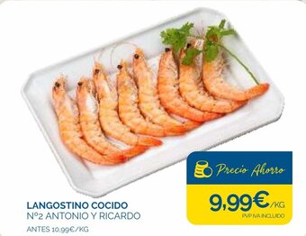 Cash Ecofamilia Langostino Cocido N°2 Antonio y Ricardo oferta