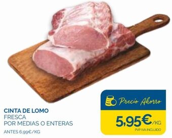 Supermercados La Despensa Cinta de Lomo Fresca Por Medias o Enteras oferta
