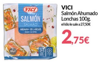 PrimaPrix Vici Salmón Ahumado Lonchas 100 g. oferta