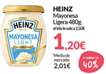 PrimaPrix Heinz Mayonesa Ligera 480 g oferta