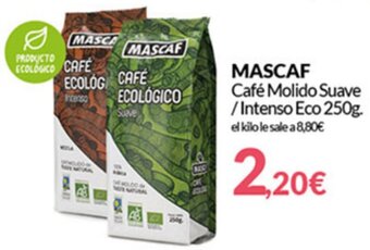 PrimaPrix Mascaf Café Molido Suave / Intenso Eco 250 g oferta