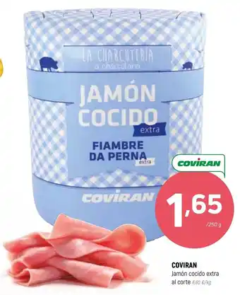 Coviran Coviran Jamón cocido extra al corte 250 g oferta