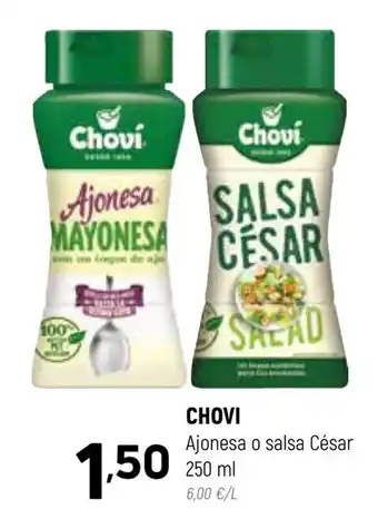 Coviran Chovi Ajonesa o salsa César 250 ml oferta