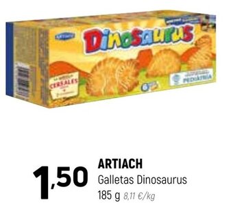 Coviran Artiach Galletas Dinosaurus 185 g oferta