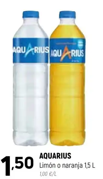 Coviran Aquarius Limón o naranja 1,5L oferta