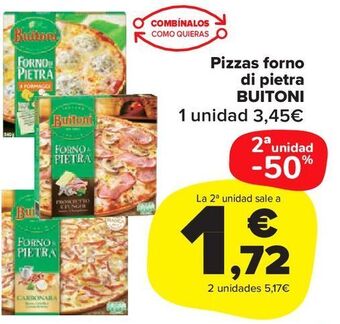 Carrefour Market Pizzas forno di pietra buitoni oferta