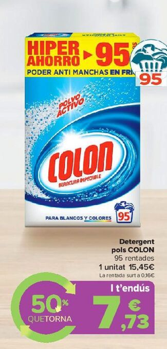 Carrefour Detergente polvo colon oferta