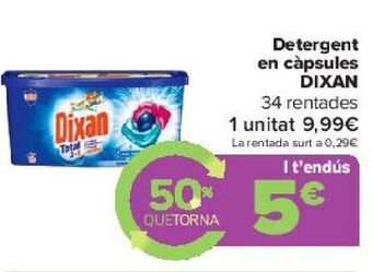 Carrefour Detergente en cápsulas dixan oferta