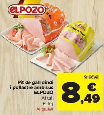 Carrefour Pechuga de pavo y pollo en ju jugo el pozo oferta
