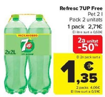 Carrefour Refresco 7up free oferta