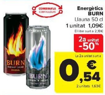 Carrefour Energéticos burn oferta
