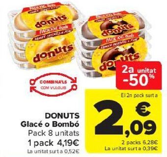 Carrefour Donuts glacé o bombón oferta