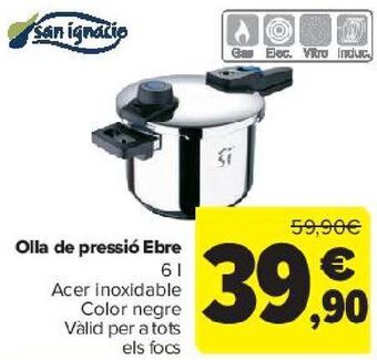 Carrefour Olla a presión ebro oferta