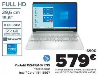 Carrefour Portátil 15s-fq402ns oferta