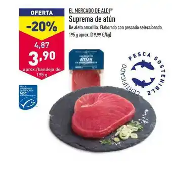 ALDI El Mercado De Aldi Suprema De Atún 195g oferta