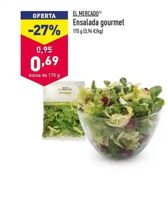ALDI El Mercado Ensalada Gourmet 175g oferta