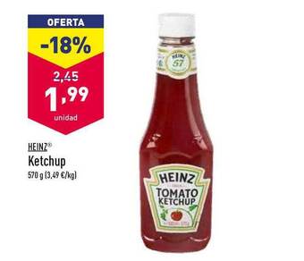 ALDI Heinz Ketchup 570g oferta