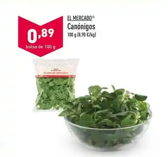ALDI El Mercado Canónigos 100g oferta
