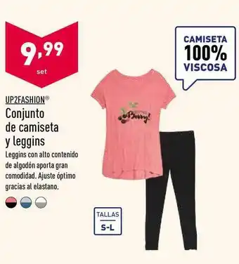ALDI Up2Fashion Conjunto De Camiseta Y Leggins oferta