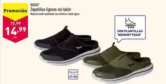 ALDI Walkx Zapatillas Ligeras Sin Talón oferta