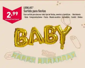 ALDI Living Art Surtido Para Fiestas oferta
