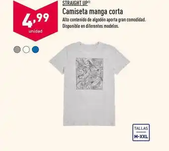 ALDI Straight Up Camiseta Manga Corta oferta