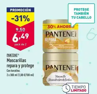 ALDI Pantene Mascarillas Repara Y Protege oferta