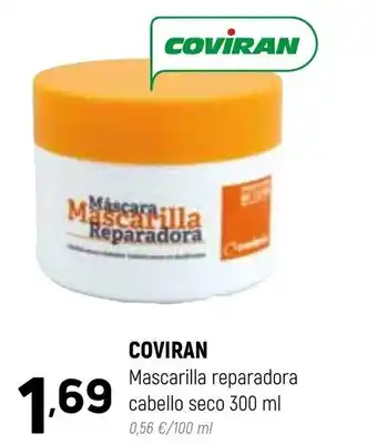Coviran Coviran Mascarilla reparadora cabello seco 300ml oferta