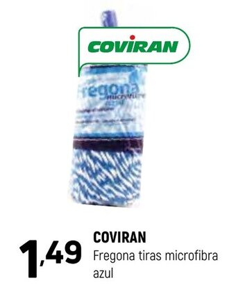 Coviran Coviran Fregona tiras microfibra azul oferta