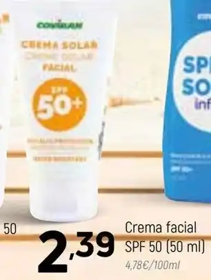 Coviran Coviran Crema facial SPF 50 50 ml oferta