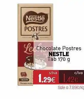 Cuevas Cash Chocolate Postres Nestle Tab oferta