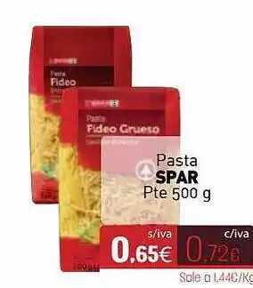 Cuevas Cash Pasta Spar oferta