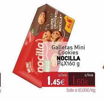 Cuevas Cash Galletas Mini Cookies Nocilla oferta
