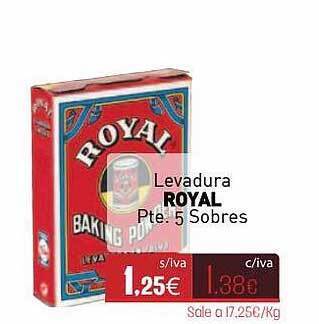 Cuevas Cash Levadura Royal oferta