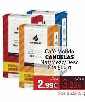 Cuevas Cash Café Molido Candelas Nat Mezc Desc oferta